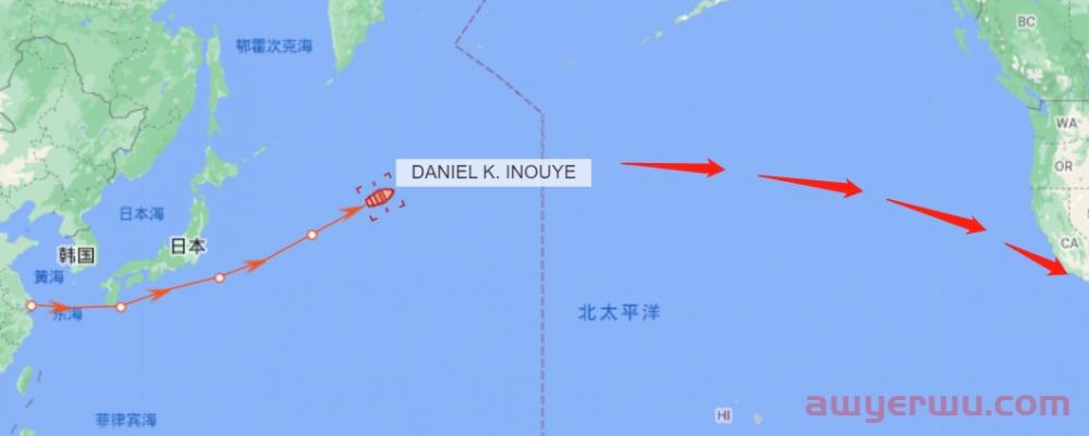 11月13日美森快船第45-48周的开船、航行、到港、提柜时效与船期动态 第5张