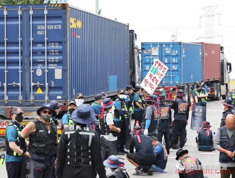 韩国货运卡车司机将从今天起举行全国范围的无限期罢工 第1张