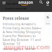 推出第二个Prime Day，亚马逊拯救低迷销量