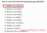 SHEIN下载量全球登顶,带来电商新格局