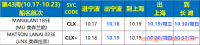 10月31日美森快船第43-46周的开船、航行、到港、提柜时效与船期动态