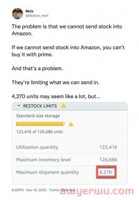 一年支出400万美元！FBA正在限制亚马逊卖家