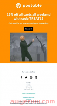 江湖救急，万圣节邮件营销创意案例来了！