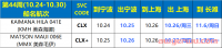 11月3日美森快船第44-46周的开船、航行、到港、提柜时效与船期动态