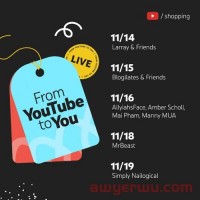 谷歌放大招推电商：YouTube圣诞季直播活动即将开启