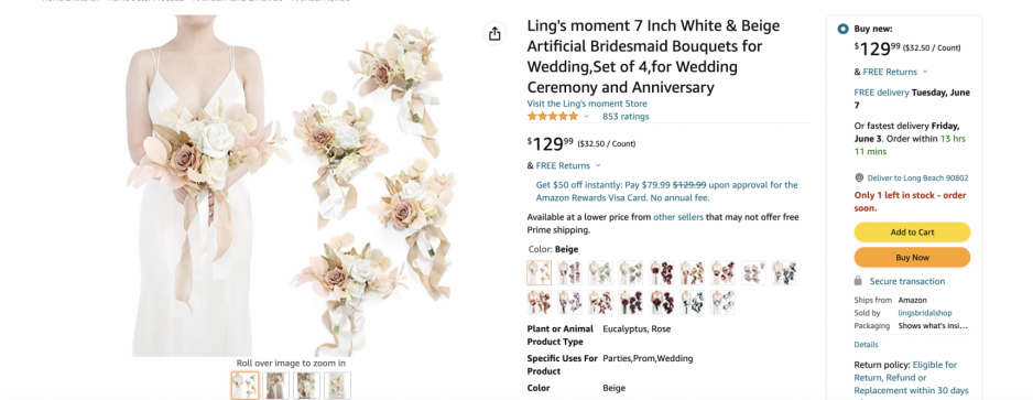 亚马逊选品攻略:北美婚庆市场大火,这些品类值得卖家关注! 第5张 亚马逊选品攻略:北美婚庆市场大火,这些品类值得卖家关注! 第5张