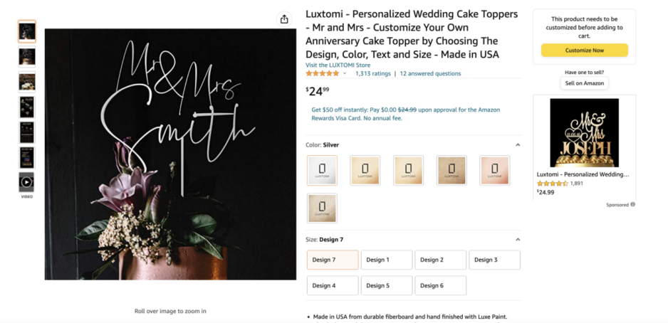 亚马逊选品攻略:北美婚庆市场大火,这些品类值得卖家关注! 第12张 亚马逊选品攻略:北美婚庆市场大火,这些品类值得卖家关注! 第12张