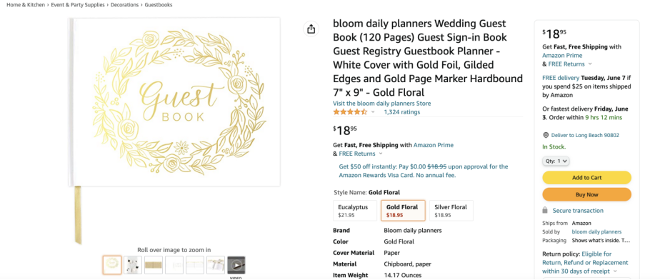 亚马逊选品攻略:北美婚庆市场大火,这些品类值得卖家关注! 第11张 亚马逊选品攻略:北美婚庆市场大火,这些品类值得卖家关注! 第11张