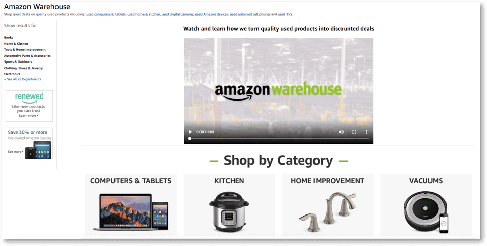 什么是亚马逊仓库(Amazon Warehouse)交易? 第1张 什么是亚马逊仓库(Amazon Warehouse)交易? 第1张