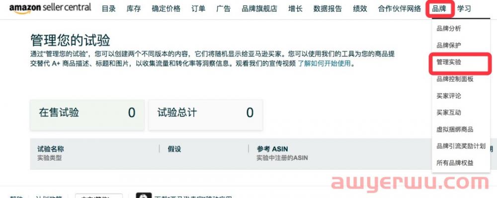 亚马逊官方告诉你如何优化listing链接？正确创建管理实验Manage Your Experiment的流程！ 第1张