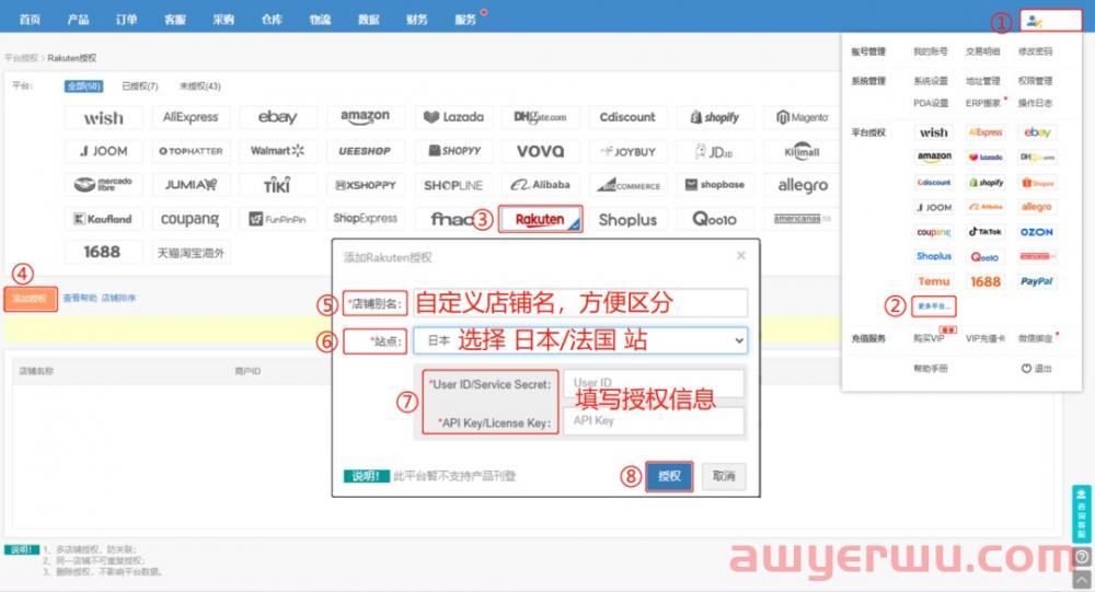 店小秘ERP对接乐天Rakuten日本站点，支持智能化处理订单 第2张