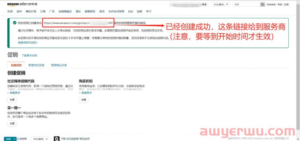 亚马逊运营创建促销码详细步骤流程 第10张