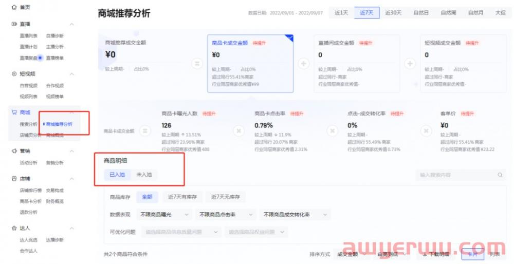 抖音小店商品入池怎么查看？抖店商品怎么入池获得流量推荐？ 第1张