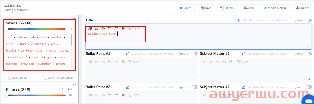 3个绝招：手把手教你使用Helium 10完成亚马逊listing优化与速写！ 第13张