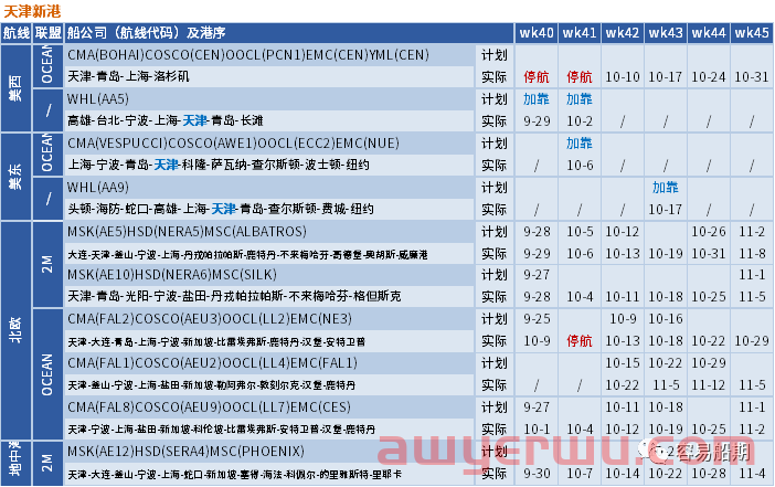 船公司“黄金周”停航跳港！10月取消117个航次，海运费将要上涨？ 第14张