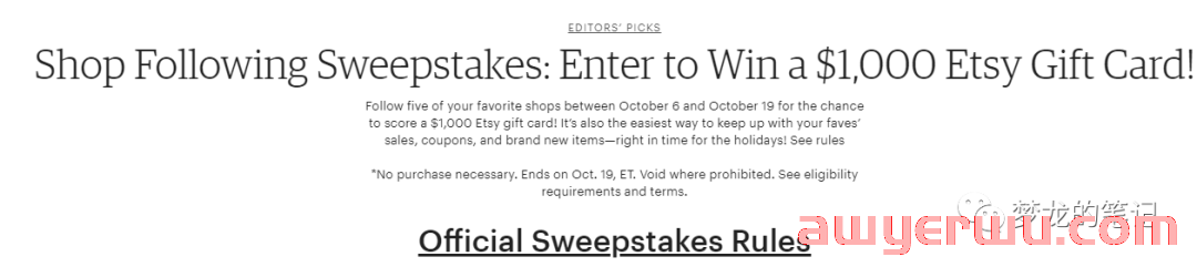 1000USD！Etsy开始送钱了！ 第1张