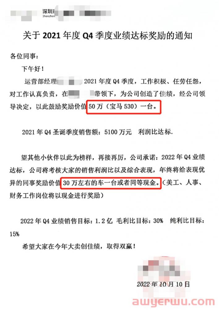 运营喜提豪车获高额奖金！大卖为留人才让员工“当老板”？ 第1张