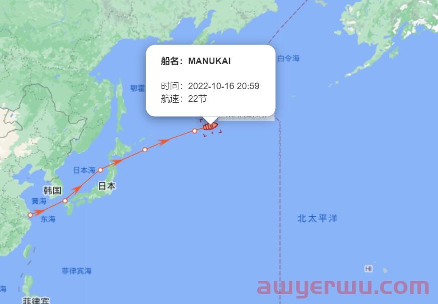 10月16日美森快船第41-43周的开船、航行、到港、提柜时效与船期动态 第4张