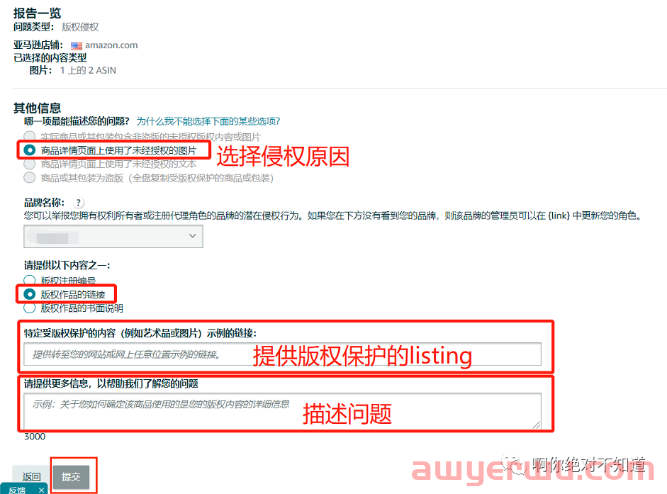 Amazon投诉版权侵权的步骤 第7张