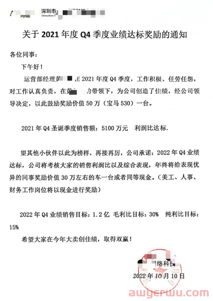 亚马逊运营季度奖励50万！跨境大卖拿上亿资金做激励 第1张