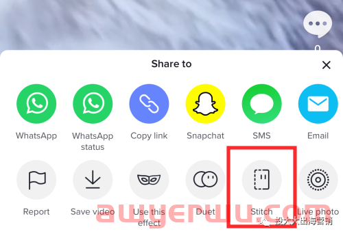 除了TikTok广告,你还可以用这一方法Stitch工具“正直”吸粉 第5张 除了TikTok广告,你还可以用这一方法Stitch工具“正直”吸粉 第5张