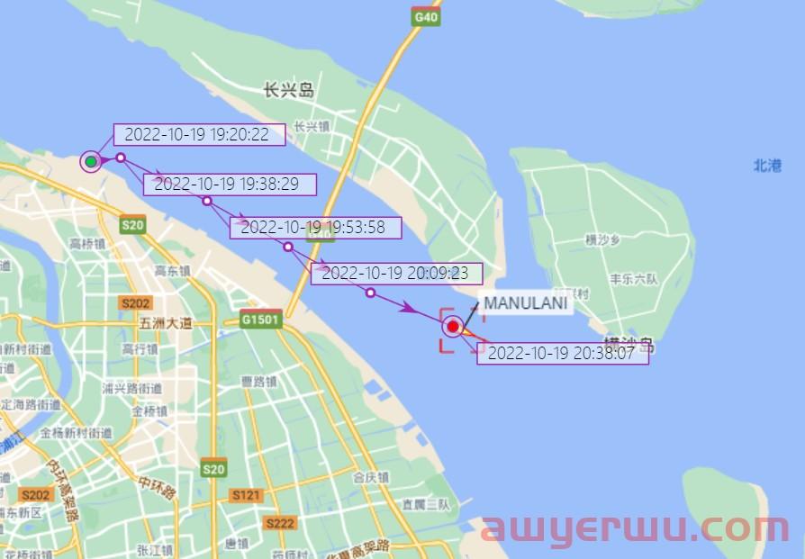 10月19日美森快船第42-44周的开船、航行、到港、提柜时效与船期动态 第5张