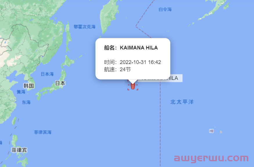10月31日美森快船第43-46周的开船、航行、到港、提柜时效与船期动态 第4张
