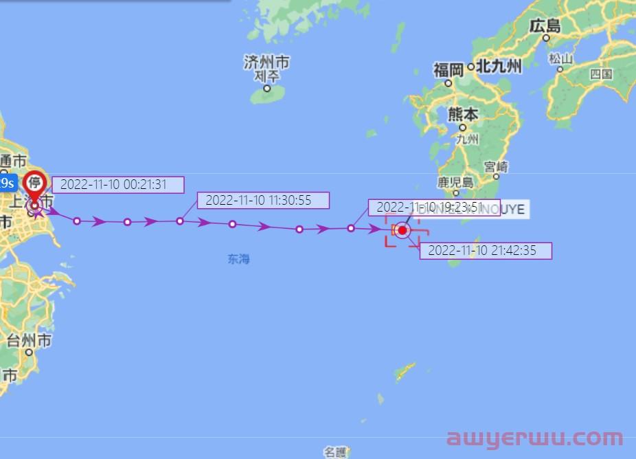 11月10日美森快船第45-47周的开船、航行、到港、提柜时效与船期动态 第5张