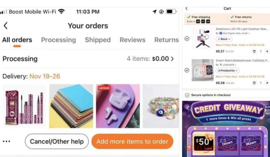 卖家亚马逊旺季流量被截胡？Temu用免费礼品的病毒式传播 第2张