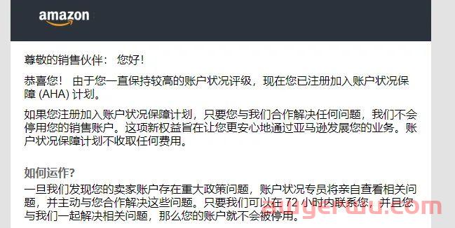 亚马逊的“账户保障计划”——黄金72小时，店铺免遭封号的关键期 第2张