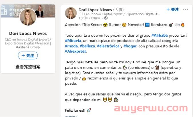 瞄准西班牙高端用户，阿里巴巴推出跨境新平台Miravia 第1张