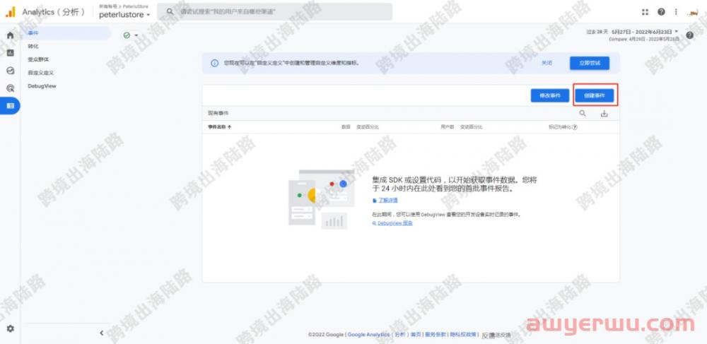 【Google Analytics】谷歌分析Google Analytics 4（GA4）创建电商事件转化 第4张