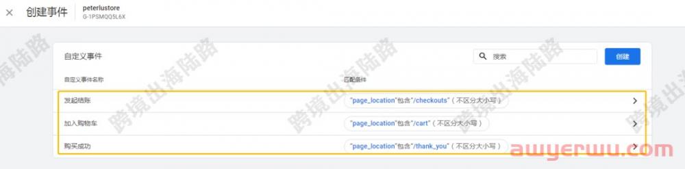 【Google Analytics】谷歌分析Google Analytics 4（GA4）创建电商事件转化 第17张