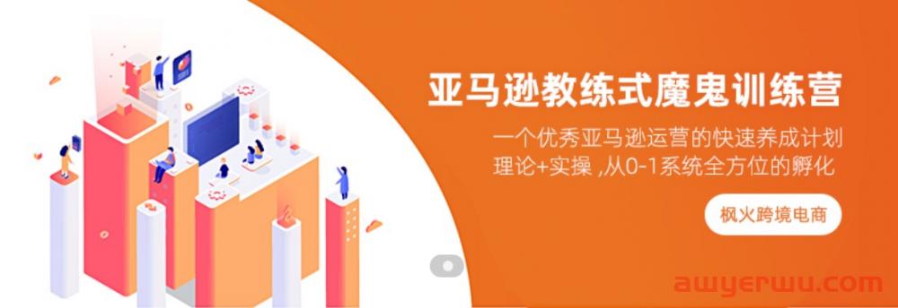 【枫火跨境】亚马逊从0-1新手进阶特训营课程价值3999元（完结）(视频网盘) 第1张