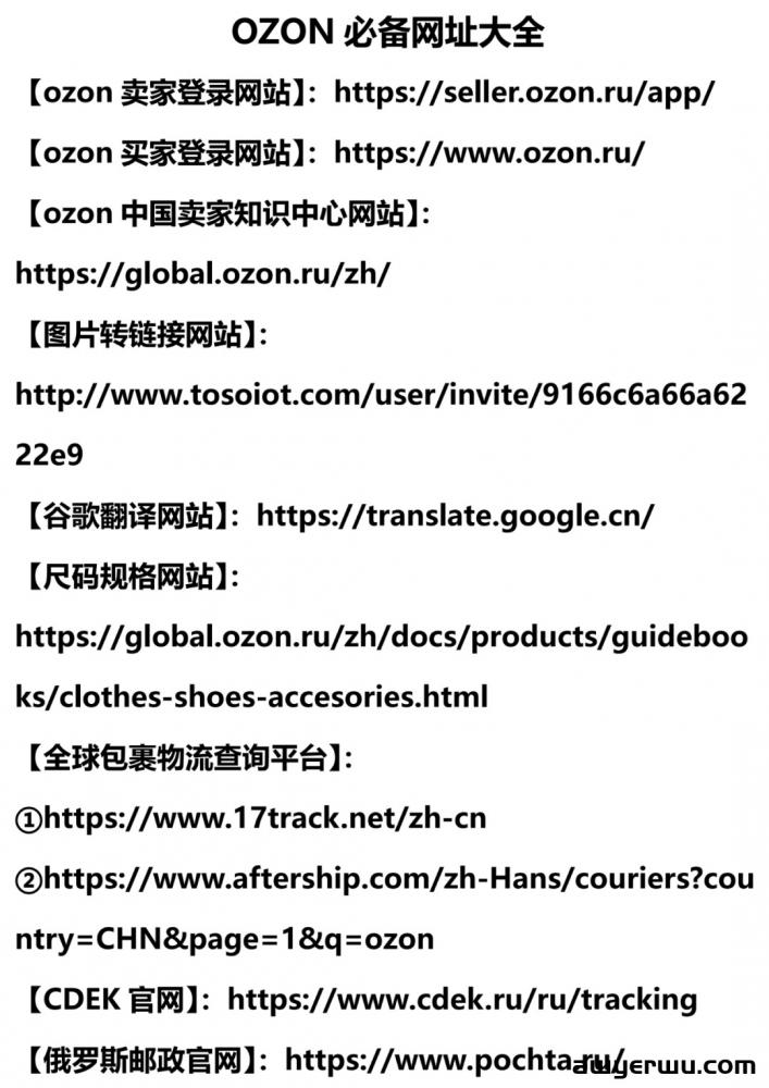语言不是问题！俄罗斯OZON超实用运营必备工具大全给你准备好了！！ 第5张