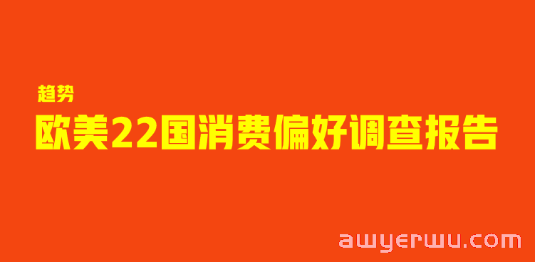 赢麻了！欧美22国跨境消费习惯调查报告，被这些跨境卖家拿捏了！ 第1张