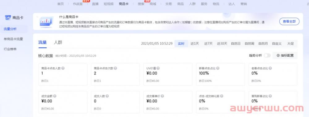 抖音小店自然流量怎么查看？抖店自然流量怎么玩最全解答 第1张