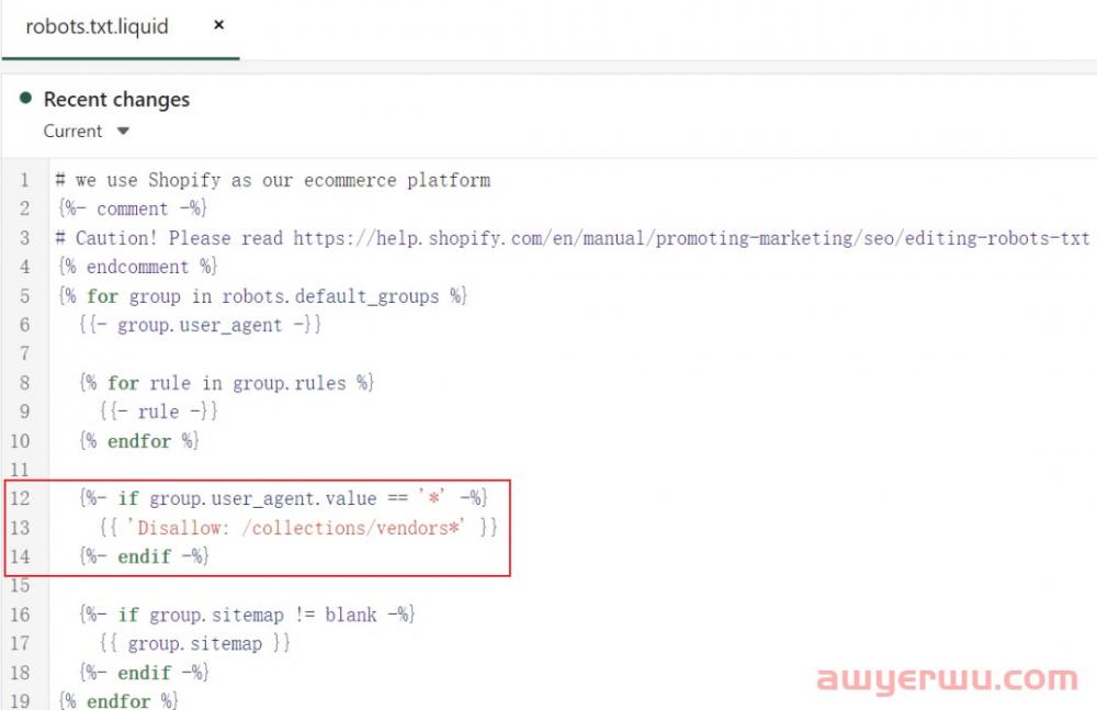 Shopify搜索页被挂黑链?三步教你解决! 第6张 Shopify搜索页被挂黑链?三步教你解决! 第6张