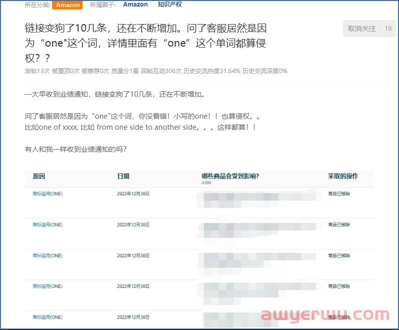 慌了！单词“one”竟然注册成商标，卖家链接变狗？ 第1张