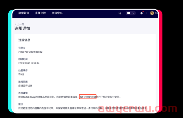 重要提醒！TikTok Shop店铺差评率不容忽视 第11张
