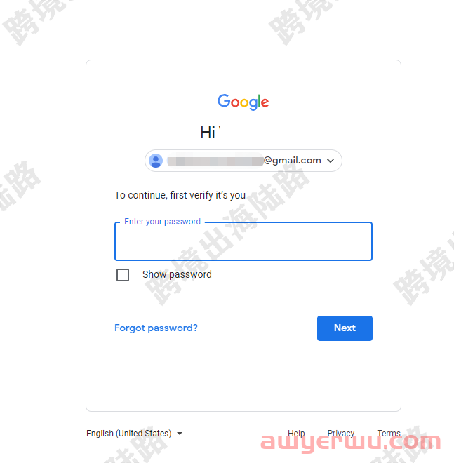【Google】谷歌邮箱密码更改 第6张 【Google】谷歌邮箱密码更改 第6张