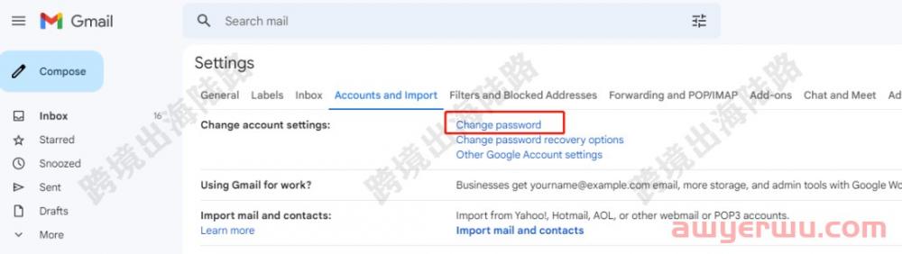 【Google】谷歌邮箱密码更改 第5张 【Google】谷歌邮箱密码更改 第5张