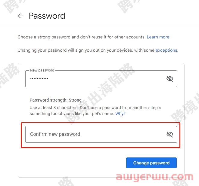 【Google】谷歌邮箱密码更改 第8张 【Google】谷歌邮箱密码更改 第8张