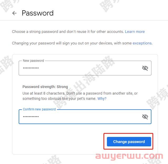 【Google】谷歌邮箱密码更改 第9张 【Google】谷歌邮箱密码更改 第9张