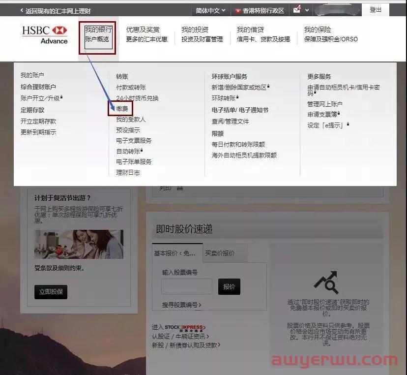 缴费方式丨香港各家银行网银缴付保费指南汇总 第14张