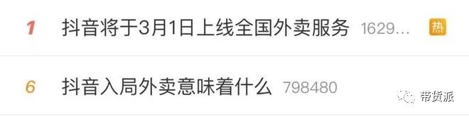 搅局外卖业，抖音有望成为新大哥吗？ 第1张
