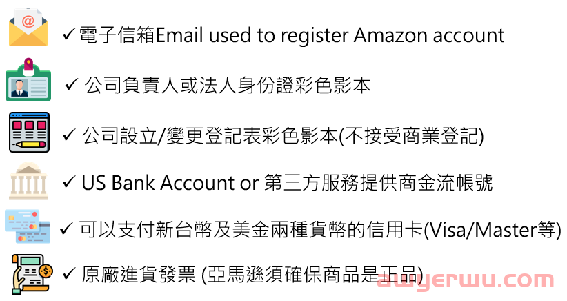 亚马逊开店店铺注册对于台湾卖家有什么需要注意的 第1张