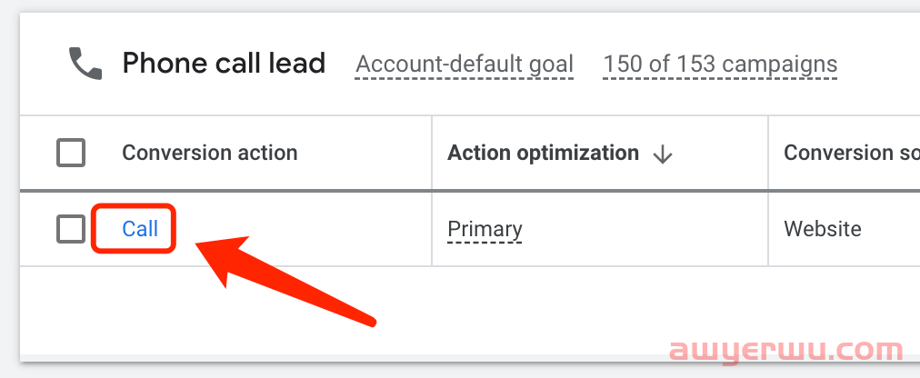 【Google Ads】如何将来电不设置为转化目标呢？ 第3张