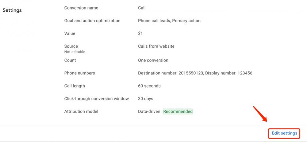 【Google Ads】如何将来电不设置为转化目标呢？ 第4张