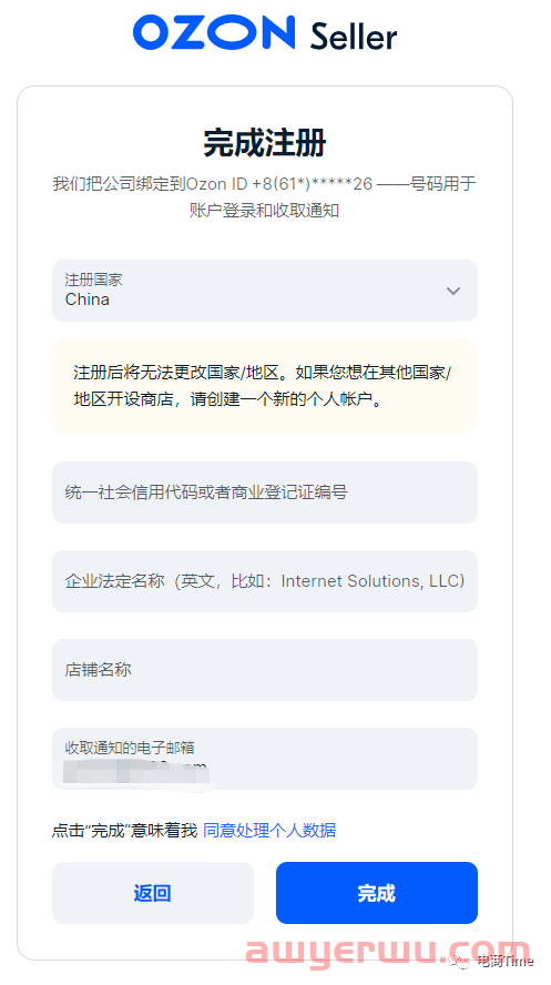 保姆级教程，OZON平台店铺注册流程详解 第5张